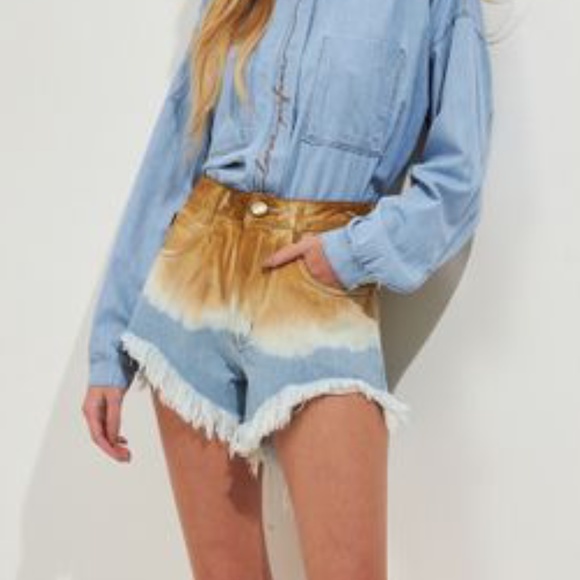 Tie-dye shorts